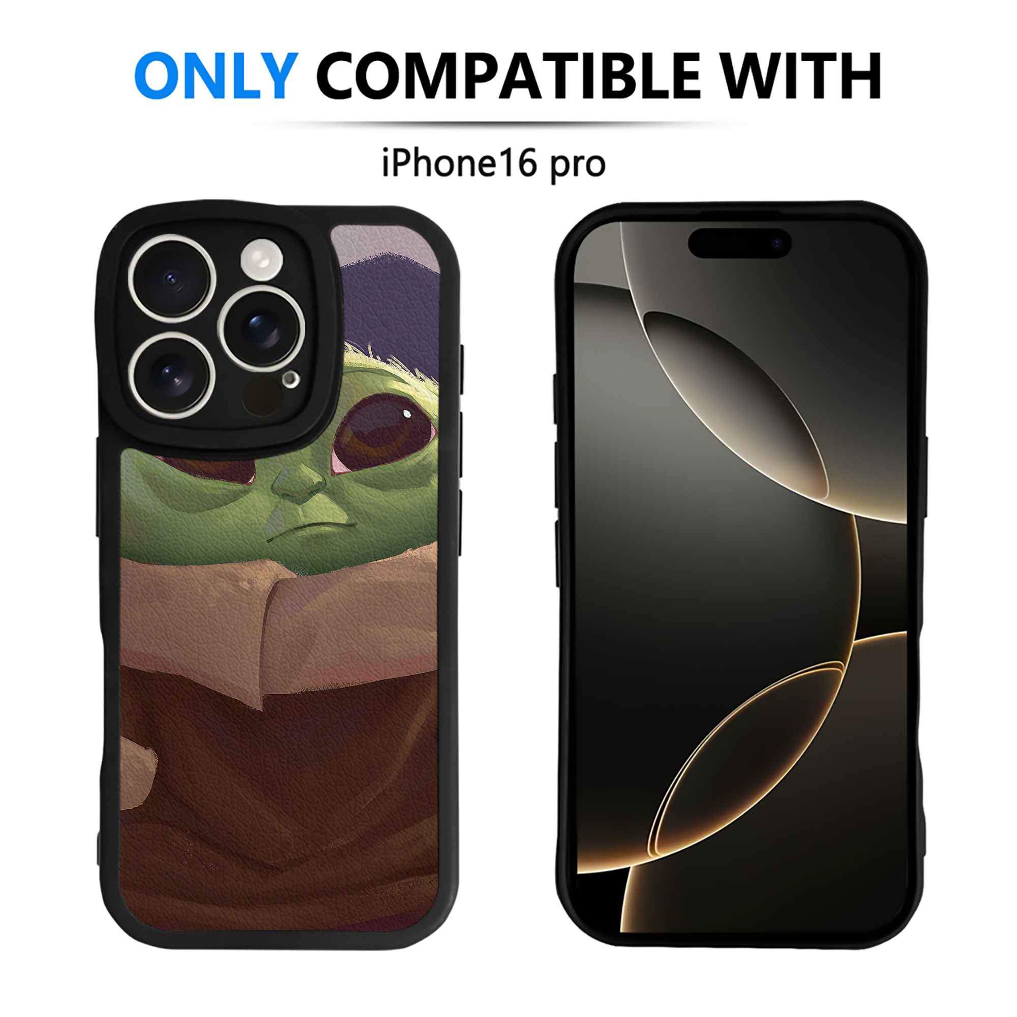 （画像用） スター・ウォーズ Star Wars 【iPhone 16シリーズ対応】シリコンスマホケース（レザー調） 材質：シリコン